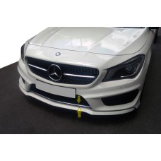 Накладка на решітку бампера (нерж) для Mercedes CLA C117 2013-2019рр.