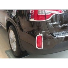 Окантовка задніх протитуманок 2013-2023 (2 шт, пласт) для Kia Sorento XM 2009-2014рр.