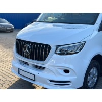 Передня решітка GT Chrome для Mercedes Sprinter 2018↗ рр.