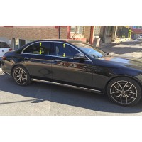 Повна окантовка вікон (нерж) для Mercedes E-сlass W213 2016 ↗︎ рр.