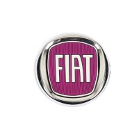 Fiat передня емблема червона V2 (120 мм)