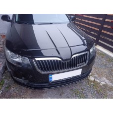 Дефлектор капота 2013-2015 (EuroCap) для Skoda Superb 2009-2015 рр.