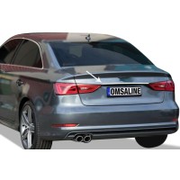 Планка над номером Sedan (нерж) для Audi A3 2012-2020 рр.