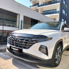 Дефлектор капота (EuroCap) для Hyundai Tucson NX4 2021↗ рр.