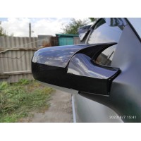 Кришки дзеркал BMW-style (2 шт) для Renault Megane II 2004-2009 рр.