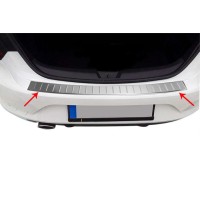 Накладка на задній бампер OmsaLine (SD, нерж) для Renault Megane IV 2016↗ рр.
