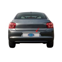 Накладки над номером (нерж.) для Citroen C-Elysee 2012↗ рр.