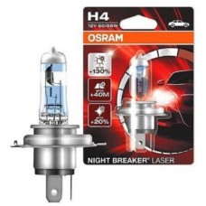 Лампа головного світла Osram H4 60/55W Night Breaker Laser -2023130% 64193NBL130 (1 шт)