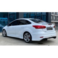 Спойлер Sedan LIP (Sunplex, чорний) для Ford Focus III 2011-2017 рр.
