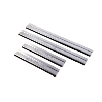 Накладки на пороги Carmos V1 (4 шт, нерж) для Volkswagen Amarok 2010-2021 рр.