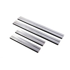 Накладки на пороги Carmos V1 (4 шт, нерж) для Volkswagen Amarok 2010-2021 рр.