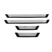 Накладки на пороги Sport (4 шт) для Audi A3 2012-2020 рр.