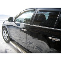 Зовнішня окантовка вікон (4 шт, нерж) для Toyota Rav 4 2006-2013 років.