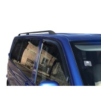 Рейлінги Чорні Коротка база, Пластикові ніжки для Volkswagen T5 Transporter 2003-2010 рр.