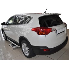 Бокові пороги Fullmond (2 шт., алюм) для Toyota Rav 4 2013-2018 рр.