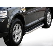 Бокові пороги BlackLine (2 шт, алюміній) для Range Rover Sport 2005-2013рр.