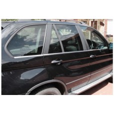 Нижні сталеві молдинги (6 шт, нерж.) для BMW X5 E-53 1999-2006 рр.