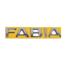 Напис Fabia (130 мм на 22мм) для Skoda Fabia 2014-2021 рр.