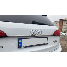 Хром планка над номером (нерж) для Audi Q5 2008-2017 рр.