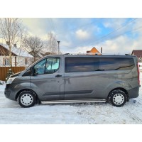 Рейлінги Хром Довга, пластикові ніжки для Ford Custom 2013↗ рр.