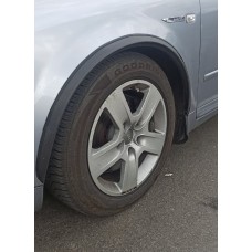 Накладки на арки (4 шт, чорні, ABS-пластик) для Audi A4 B6 2000-2004 рр.