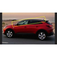 Верхні молдинги стекол (8 шт, нерж) для Opel Grandland X 2016↗ рр.
