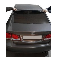 Спойлер на скло (чорний, ABS) для Honda Civic Sedan VIII 2006-2011рр.