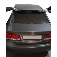 Спойлер на скло (чорний, ABS) для Honda Civic Sedan VIII 2006-2011рр.