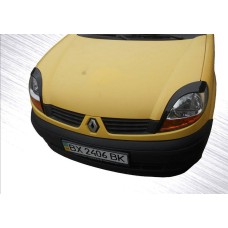 Війки (2 шт., Чорний ABS) Чорний глянець для Renault Kangoo 1998-2008 рр.