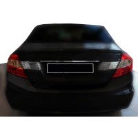 Накладка над номером (нерж) для Honda Civic Sedan IX 2011-2016 рр.