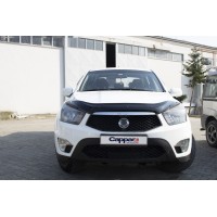 Дефлектор капота 2013-2023 (EuroCap) для SsangYong Korando 2010-2019