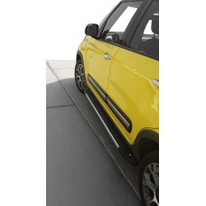 Бокові пороги Duru (2 шт., Алюміній) для Fiat 500/500L