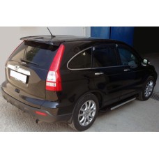 Бокові пороги RedLine V1 (2 шт., алюм.) для Honda CRV 2007-2011рр.