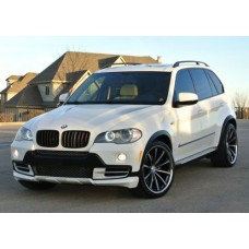 Накладка на передній бампер (2007-2010, під фарбування) для BMW X5 E-70 2007-2013рр.