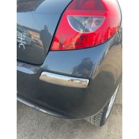 Накладка на задній бампер куточки (нерж) для Renault Clio III 2005-2012 рр.
