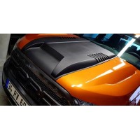 Накладка на капот V1 (ABS) для Ford Ranger 2011↗ рр.