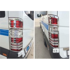 Накладки на стопи (2 шт, пласт.) для Mercedes Sprinter 2006-2018 рр.