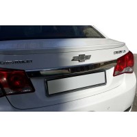 Накладка над номером (нерж) OmsaLine - Італійська нержавійка для Chevrolet Cruze 2009-2015 рр.