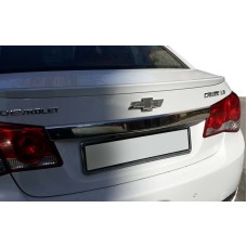 Накладка над номером (нерж) OmsaLine - Італійська нержавійка для Chevrolet Cruze 2009-2015 рр.