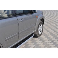 Бокові пороги Fullmond (2 шт., алюм.) для Nissan X-trail T30 2002-2007рр.