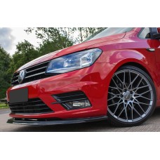 Передня лип накладка (ABS) для Volkswagen Caddy 2015-2020 рр.