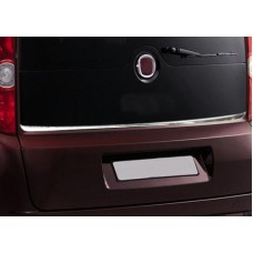 Накладка нижньої кромки заднього скла (нерж) для Fiat Doblo III 2010-2022 рр.