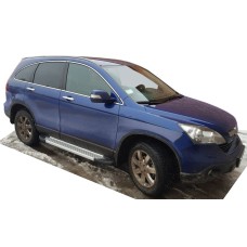 Бокові пороги Allmond Grey (2 шт., алюм.) для Honda CRV 2007-2011рр.