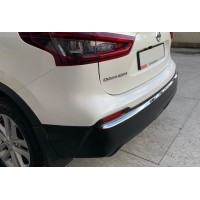 Кромка бампера (нерж) для Nissan Qashqai 2014-2021рр.