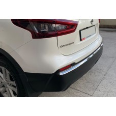 Кромка бампера (нерж) для Nissan Qashqai 2014-2021рр.