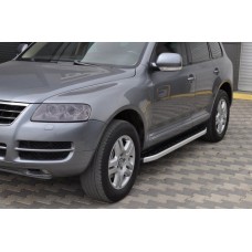 Бокові пороги Fullmond (2 шт., алюм) для Volkswagen Touareg 2002-2010 рр.