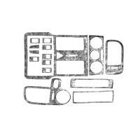 Накладки на панель (1999-2001) Чорний для Volkswagen Polo 1994-2001 рр.