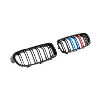 Решітка-ніздрі (2013-2015, 2 шт, M-Look) для BMW 3 серія F-30/31/34 2012-2019рр.