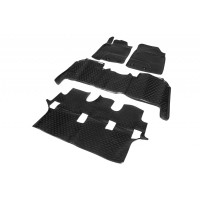 Гумові килимки в салон (Novline, 2012-2015) для Toyota Land Cruiser 200