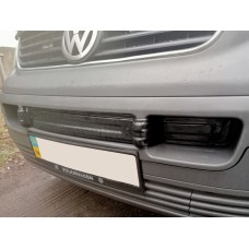 Нижня накладка на решітку (повна) Матова для Volkswagen T5 Transporter 2003-2010 рр.